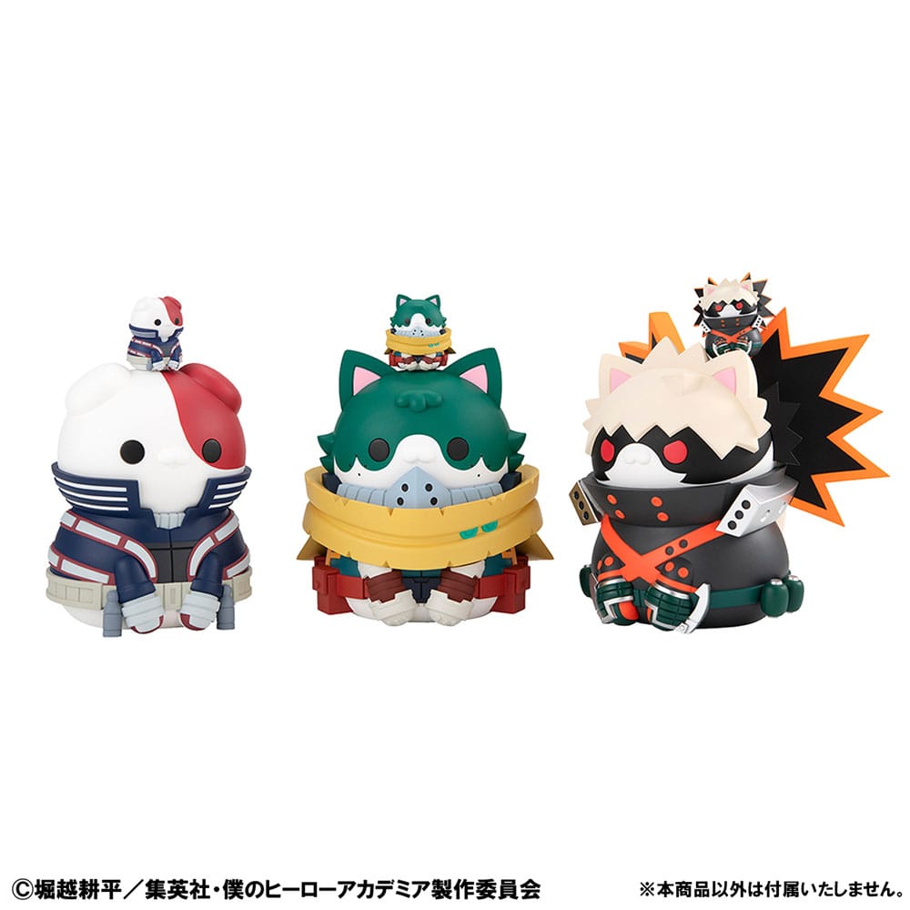 My Hero Academia Mega Cat Project Nyanto! The Big Heroaca Cats Series Series Trading Figure Shoto Todoroki 12 cm