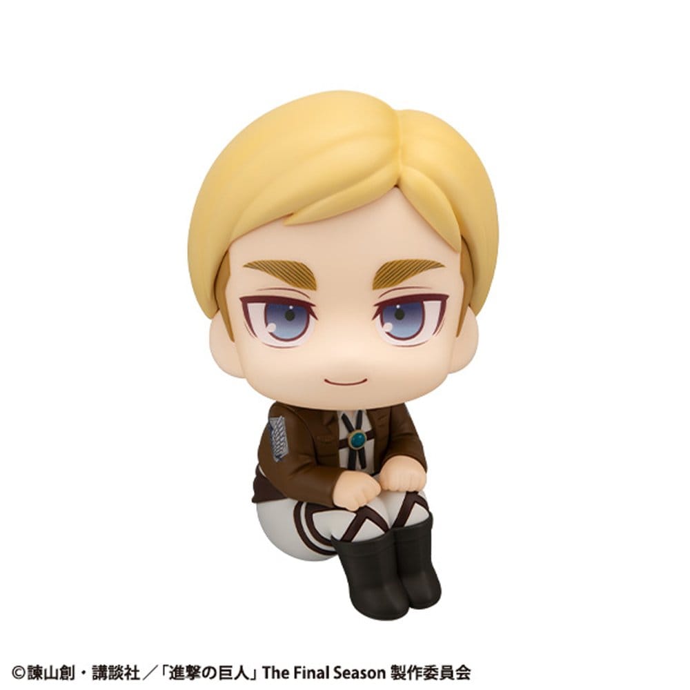 Attack on Titan Look Up PVC Statues Hange Zoe & Erwin Smith (with gift) 11 cm