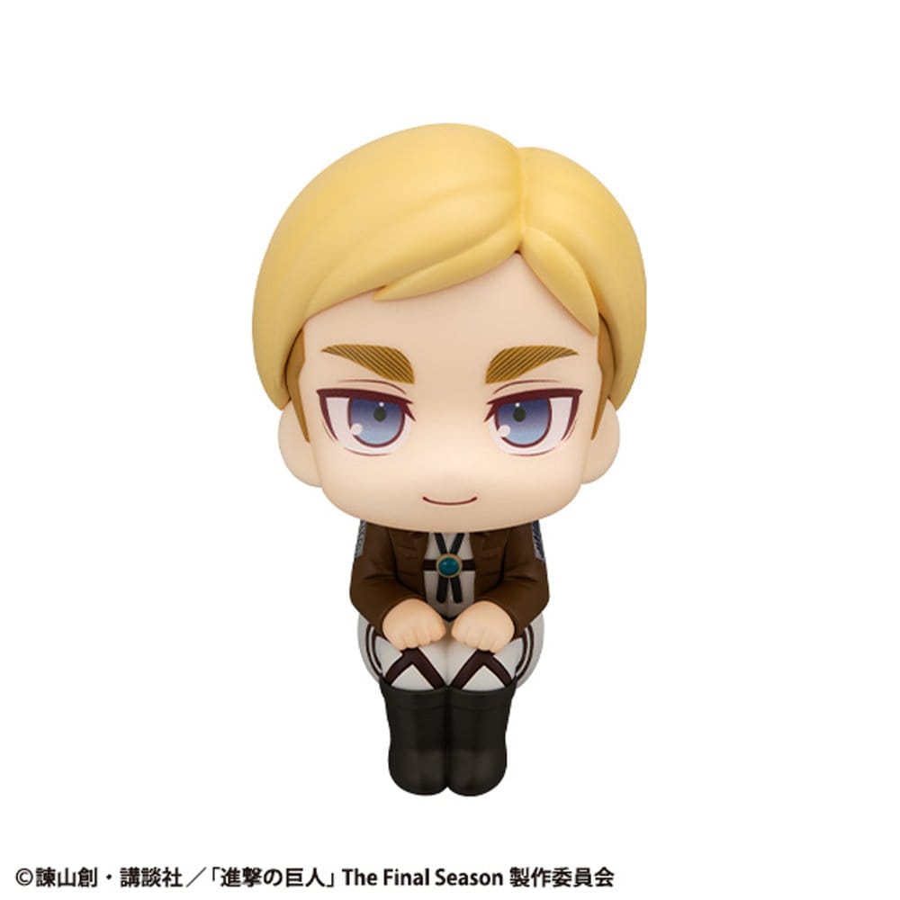 Attack on Titan Look Up PVC Statues Hange Zoe & Erwin Smith (with gift) 11 cm