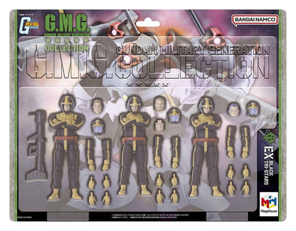Mobile Suit Gundam G.M.G. Collection 3-Pack Action Figures Principality of Zeon Jet Stream Attack 10 cm (with gift)