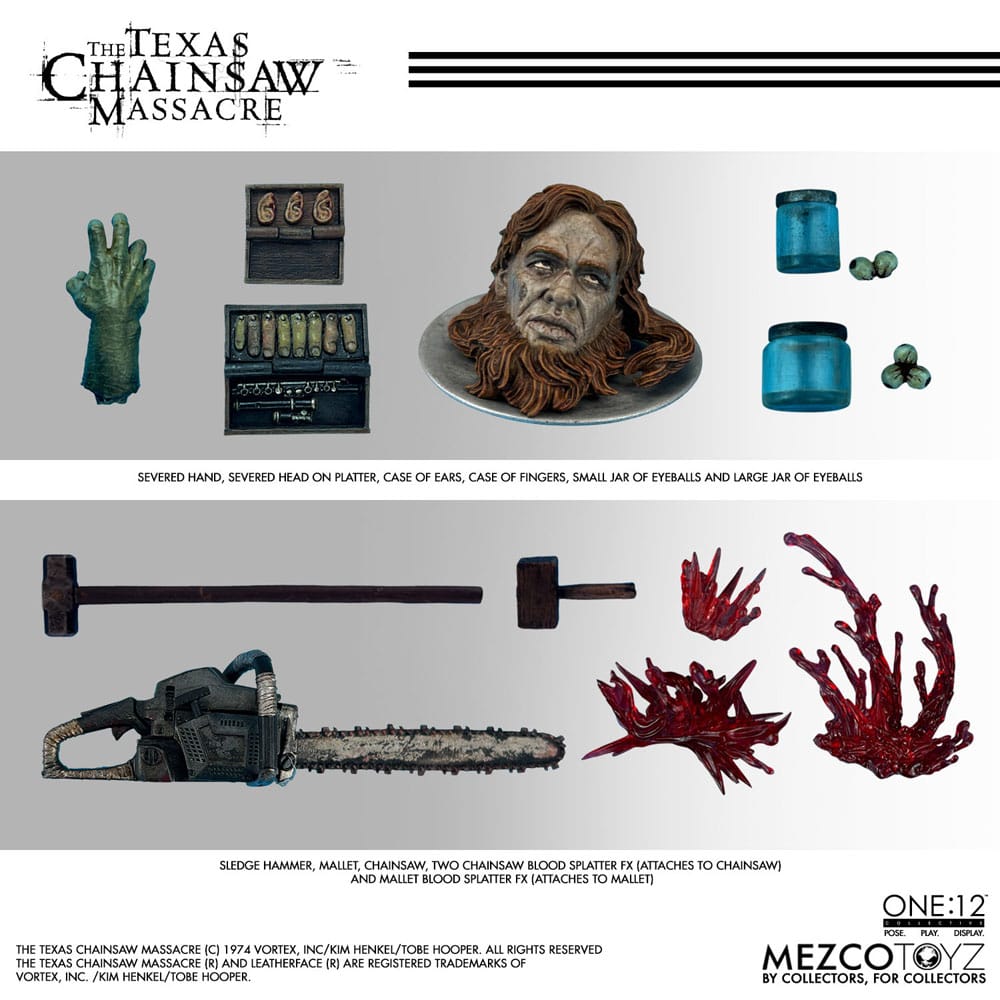 Texas Chainsaw Massacre (2003) Action figure 1/12 Leatherface  17 cm