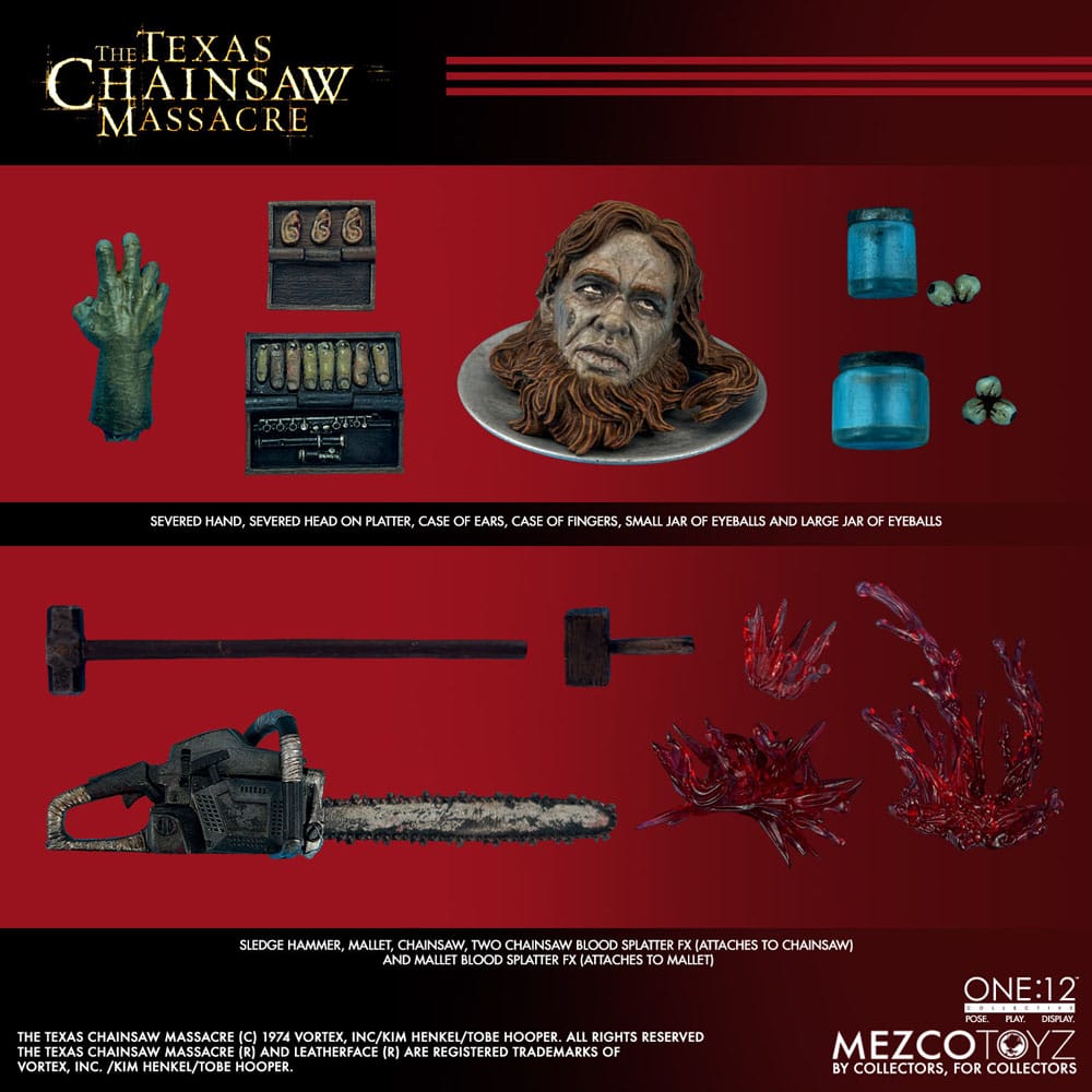 Texas Chainsaw Massacre (2003) Action figure 1/12 Leatherface  17 cm