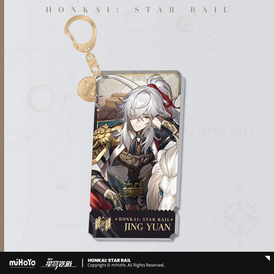 Honkai: Star Rail Character Acrylic Keychain Jing Yuan 9 cm Keyrings