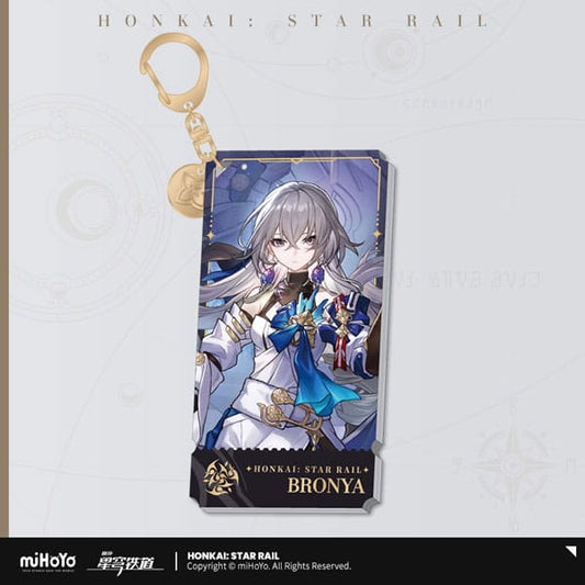 Honkai: Star Rail Character Acrylic Keychain Bronya 9 cm Keyrings