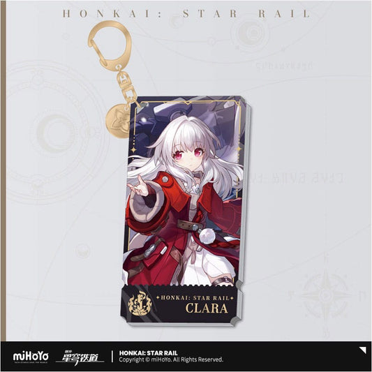 Honkai: Star Rail Character Acrylic Keychain Clara 9 cm Keyrings