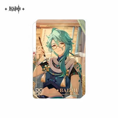 Genshin Impact Acryl Ornament with Glitter: Baizhu 10 cm Decoration