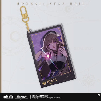 Honkai: Star Rail Countdown Departure Series Acrylic Keychain Herta Glitter 9 cm