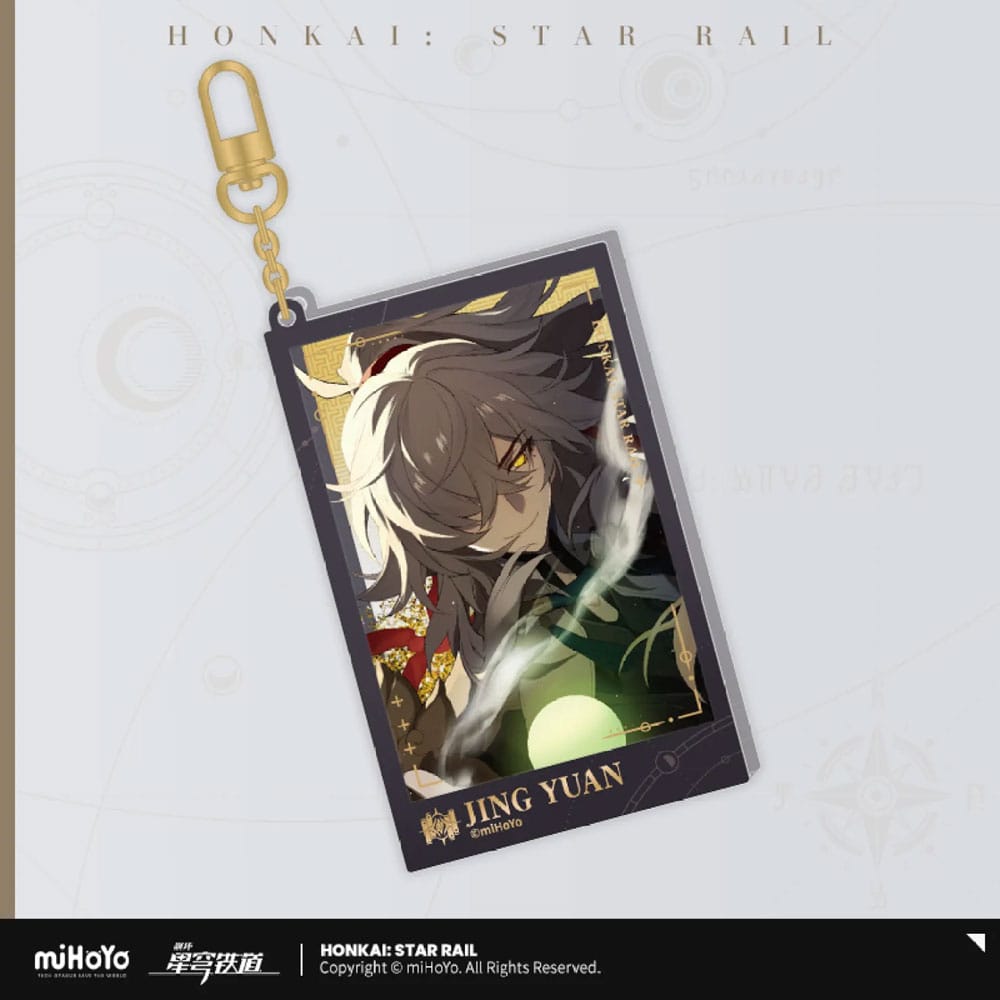 Honkai: Star Rail Countdown Departure Series Acrylic Keychain Jing Yuan Glitter 9 cm