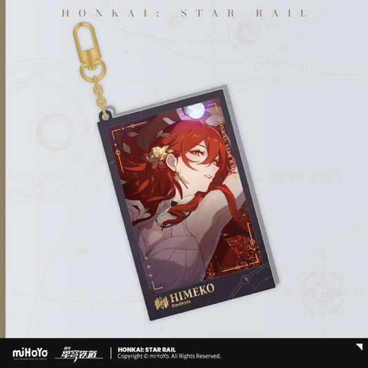 Honkai: Star Rail Countdown Departure Series Acrylic Keychain Himeko Glitter 9 cm Keyrings