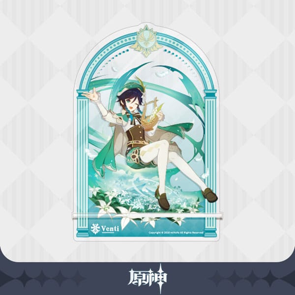 Genshin Impact Acrylic Phone Stand Venti 17 cm Cell phone accessories