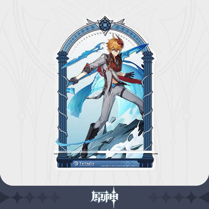 Genshin Impact Acrylic Phone Stand Tartaglia 17 cm Cell phone accessories