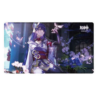 Genshin Impact Firefly ACG Carnival 2022 Event Mousepad Raiden Shogun / Raiden Ei / Beelzebul 70 x 40 cm Mouse pads