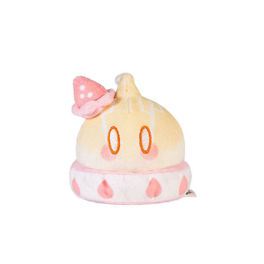 Genshin Impact Slime Sweets Party Series Plush Figure Mutant Electro Slime Strawberry Cake Style 7cm Plushes