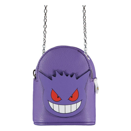 Pokémon Micro Bag Coin Purse with Keychain Gengar Keyrings