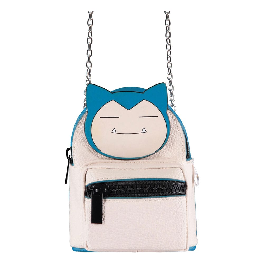 Pokémon Micro Bag Coin Purse with Keychain Snorlax Keyrings