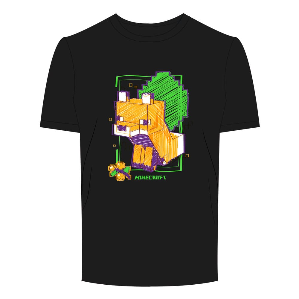 Minecraft T-Shirt Fox Size M