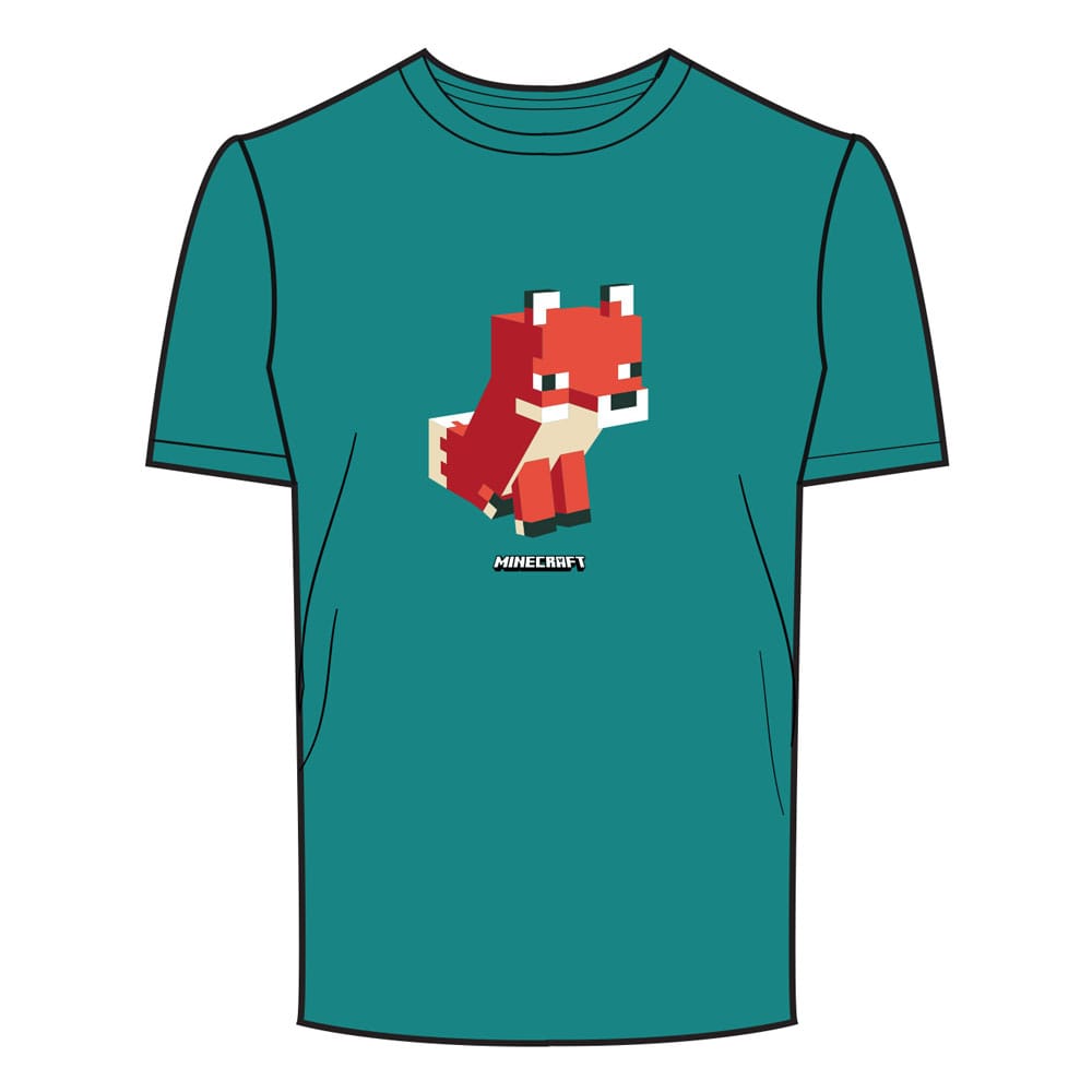 Minecraft T-Shirt Simple Fox Size L