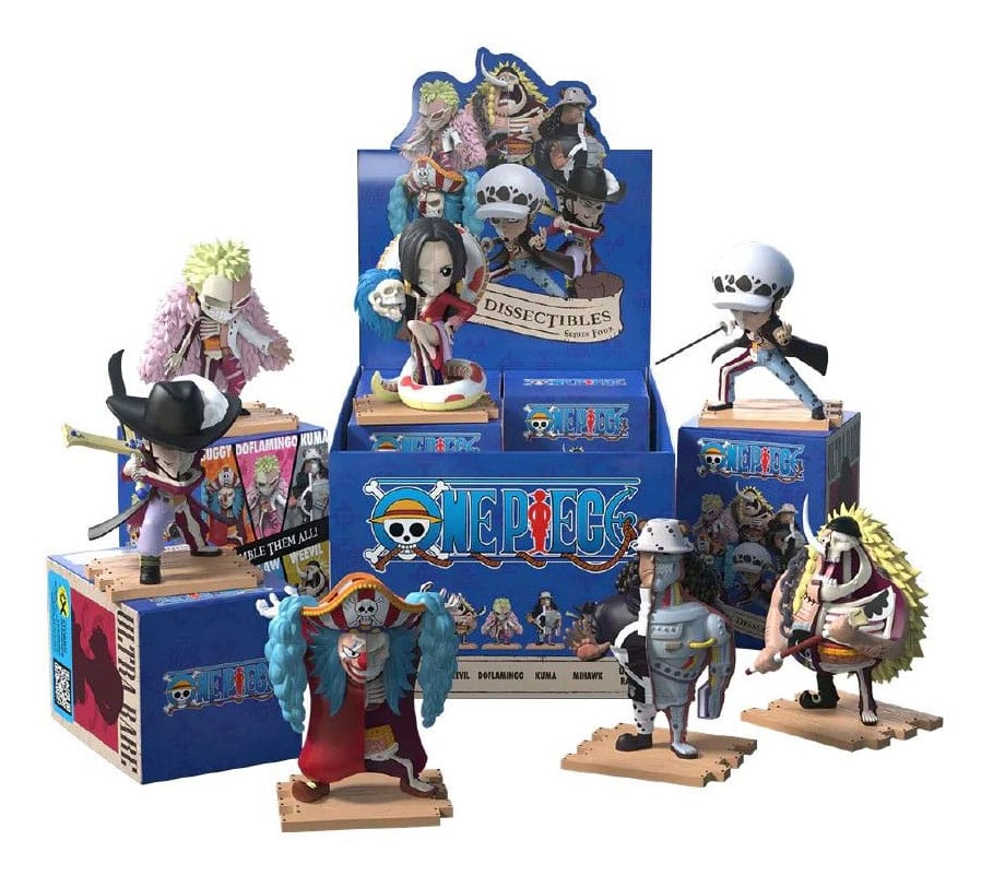 One Piece: Freeny’s Hidden Dissectibles Warlords Edition 4 inch Vinyl Figure Blind Box Assortment (6) Mini-figures