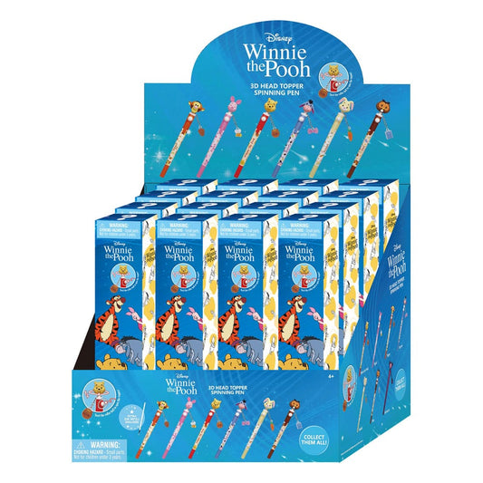 Winnie-the-Pooh 3D Head Topper Spinning Pen Stationery