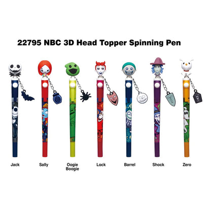 Nightmare before Christmas pen 3D Head Topper Spinning Pen