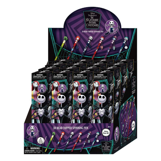 Nightmare before Christmas pen 3D Head Topper Spinning Pen