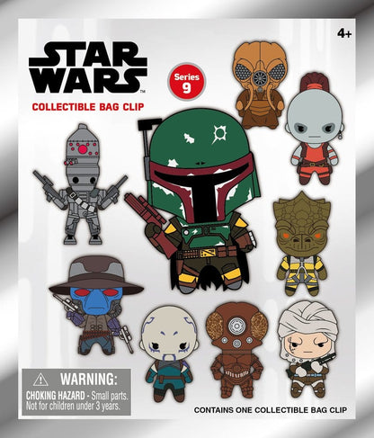 Star Wars Most Wanted Bounty Hunters 3D PVC Bag Clips Series 1 Display (24)