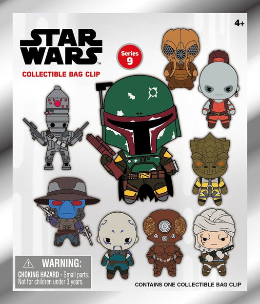 Star Wars Most Wanted Bounty Hunters 3D PVC Bag Clips Series 1 Display (24)