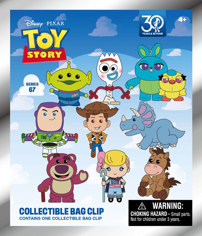 Toy Story 3D PVC Bag Clips 30th Anniversary Series 67 Display (24)