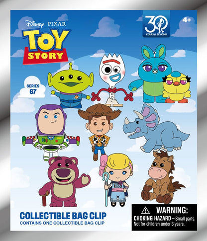 Toy Story 3D PVC Bag Clips 30th Anniversary Series 67 Display (24)