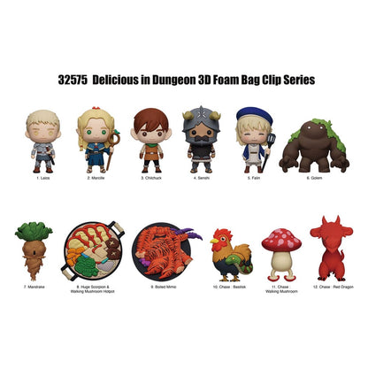 Delicious in Dungeon PVC Bag Clips Series 1 Display (24)