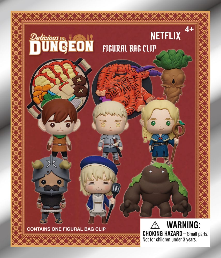 Delicious in Dungeon PVC Bag Clips Series 1 Display (24)