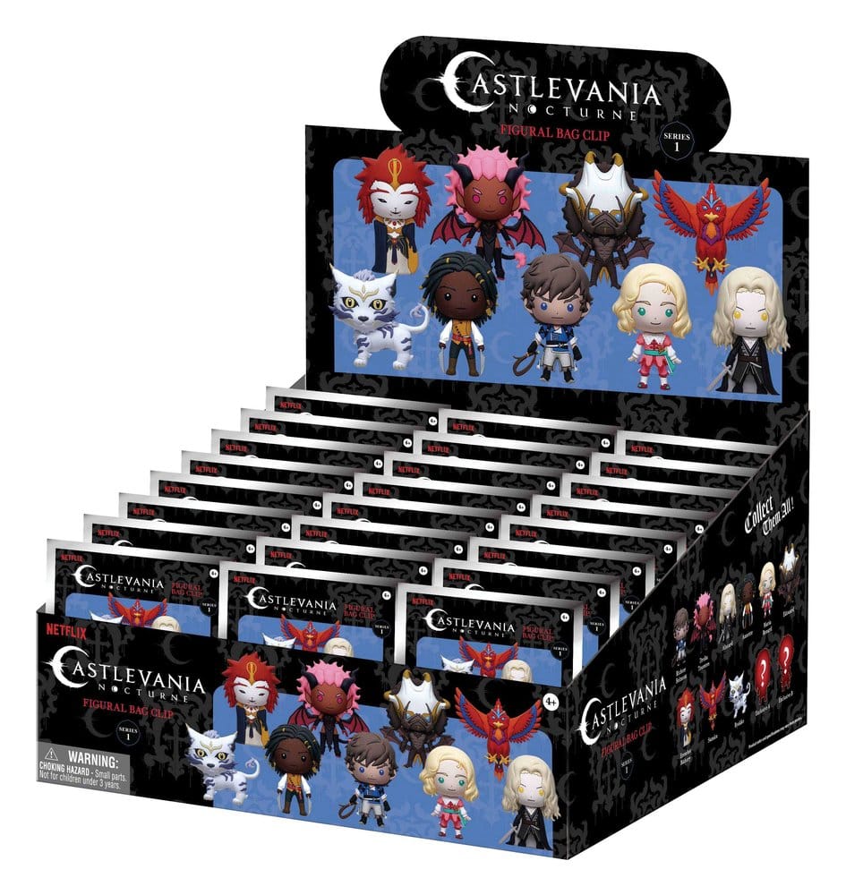 Castlevania Nocturne 3D Foam Bag Clips Serie 1 Display (24)