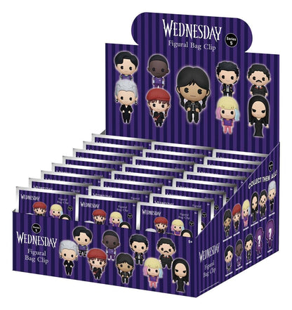 Wednesday 3D Foam Bag Clips Series 5 Display (24)