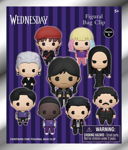 Wednesday 3D Foam Bag Clips Series 5 Display (24)