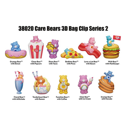 Care Bears 3D PVC Bag Clips Series 2 Display (24)