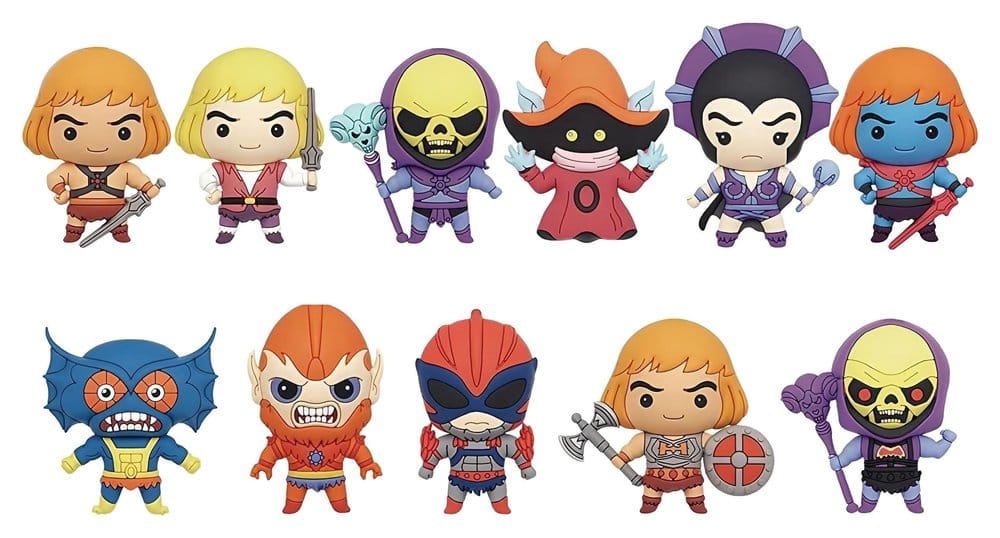 Masters of the Universe 3D Foam Bag Clips Movie Series 1 Display (24)