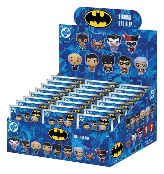 Batman: The Animated Series 3D Foam Bag Clips Series 1 Display (24)