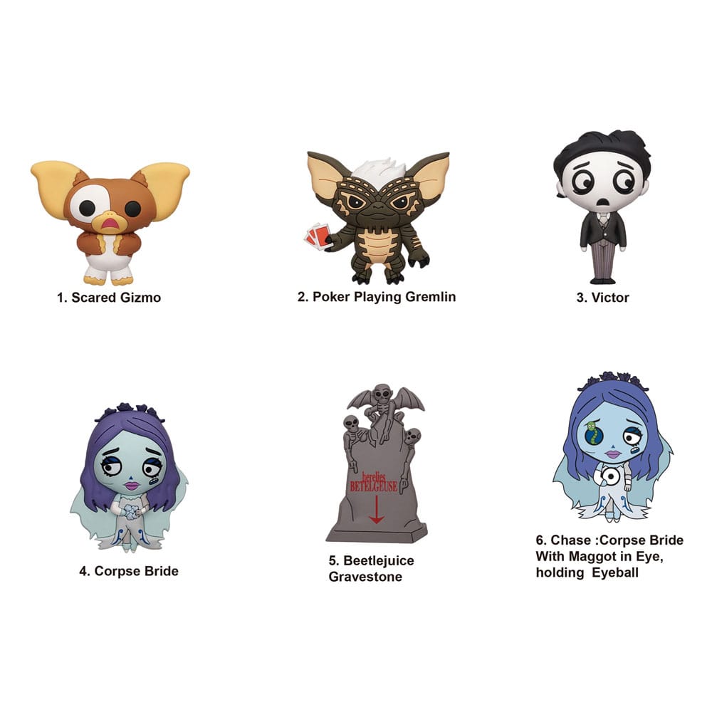 Thrills and Chills 3D 3D Magnets Series 1 Display (12) Magnets