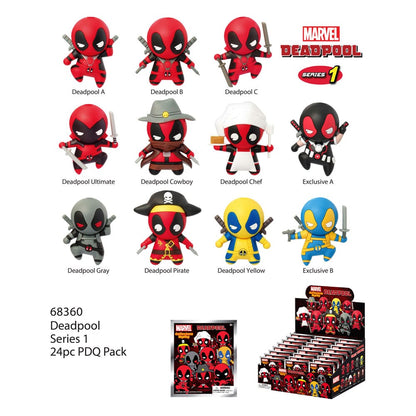 Deadpool PVC Bag Clips Series 1 Display (24)