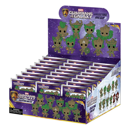 Guardians of the Galaxy 3D PVC Bag Clips Groot Series 2 Display (24)