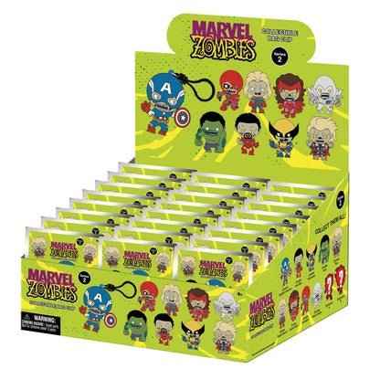 Marvel PVC Bag Clips Series 2 Zombies  Display (24)