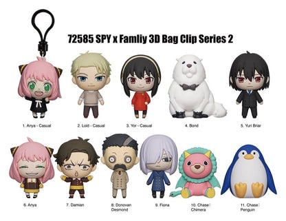 Spy x Family 3D Foam Bag Clips Series 2 Display (24)