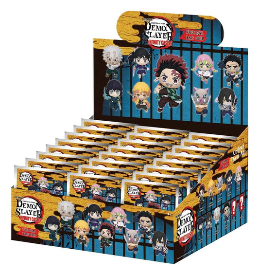 Demon Slayer 3D Foam Bag Clips Infinity Castle Serie 1 Display (24)