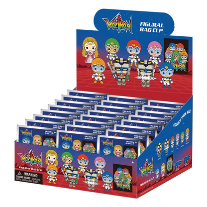 Voltron 3D PVC Bag Clips 40th Anniversary Display (24)