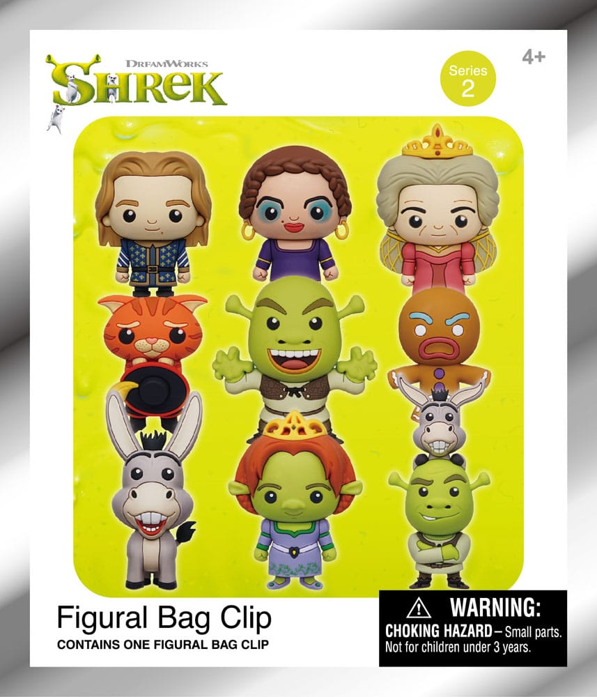 Shrek PVC Bag Clips Series 2 Display (24)