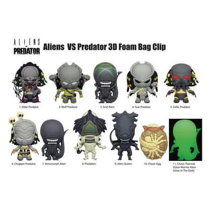 Alien vs. Predator 3D PVC Bag Clips Display (24)