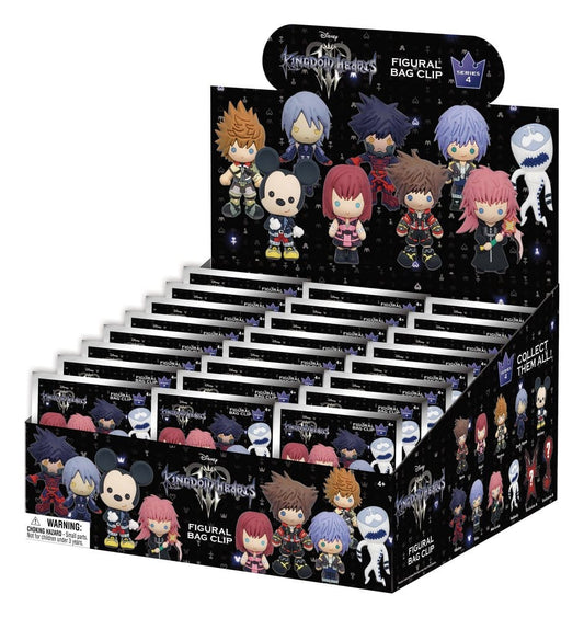 Kingdom Hearts 3D PVC Bag Clips Series 4 Display (24)