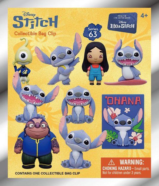 Lilo & Stitch Movie 3D Foam Bag Clips Series 1 Display (24)