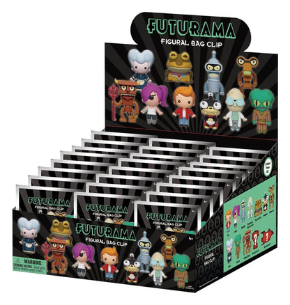 Futurama 3D Foam Bag Clips Series 1 Display (24)