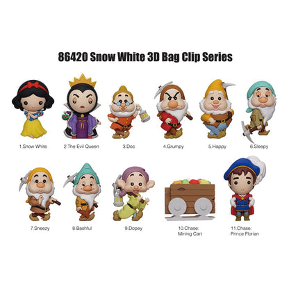 Snow White 3D PVC Bag Clips Classic Series 66 Display (24)